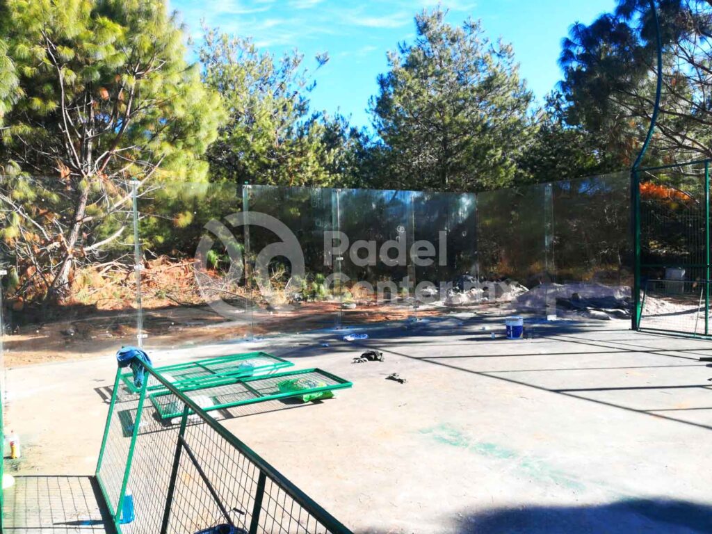 Avances 1 Cancha de Padel SemiPanoramicas Santiago de Querétaro Querétaro  Tie-Break Padel - Construcción de Canchas de Padel en Todo Mexico