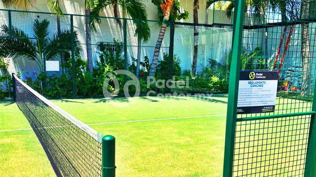 CANCHA DE PADEL AMBIENTE MARINO EN CANCUN QUINTANA ROO
