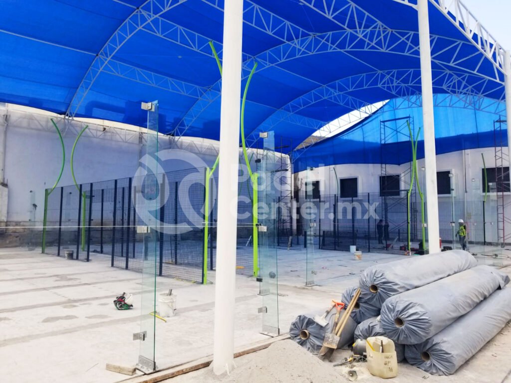 Proyecto: Construcción de 3 CANCHA DE PADEL SEMIPANORAMICAS Ciudad: MONTERREY, NUEVO LEON CLUB: REPUBLICA PADEL