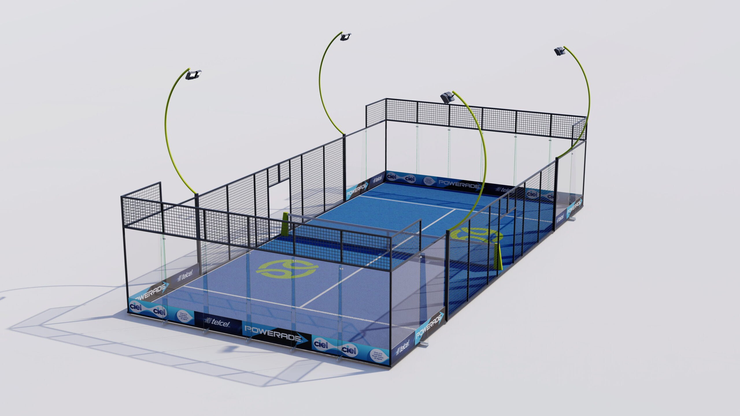 Avances 1 Cancha de Padel SemiPanoramicas Santiago de Querétaro Querétaro  Tie-Break Padel - Construcción de Canchas de Padel en Todo Mexico